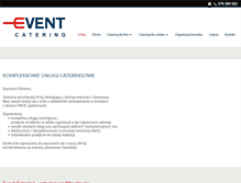 Tablet Screenshot of eventcatering.pl